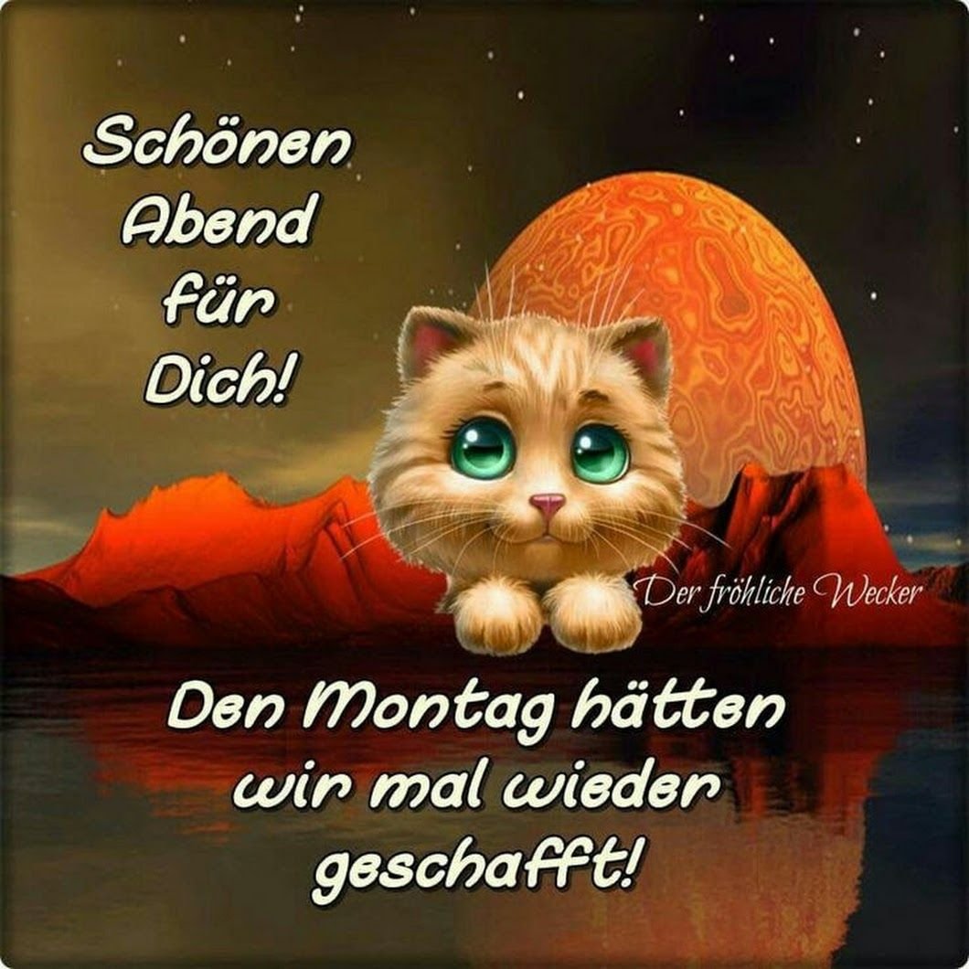 Guten abend montag gif